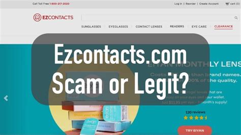 ezcontacts usa fraud.